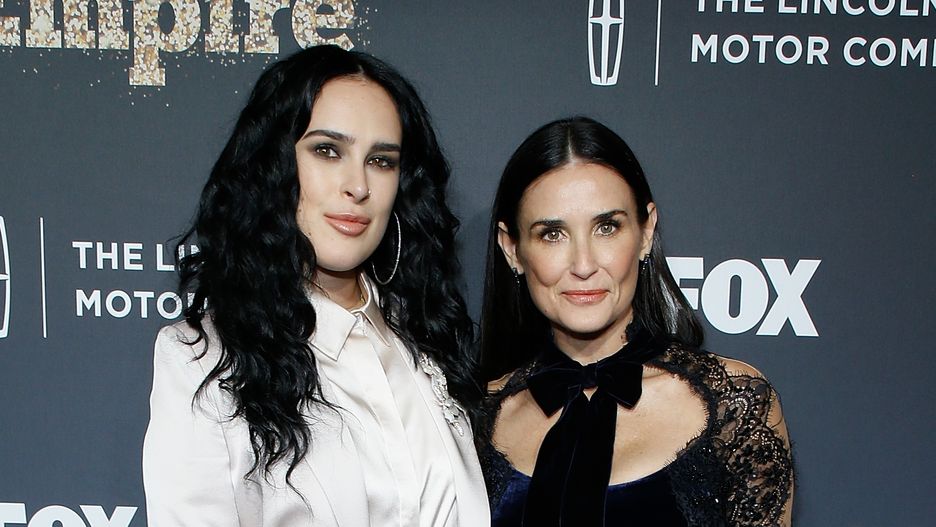 Rumer Willis i Demi Moore w 2017 r.