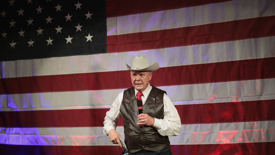 Kandydat Republikanów Roy Moore