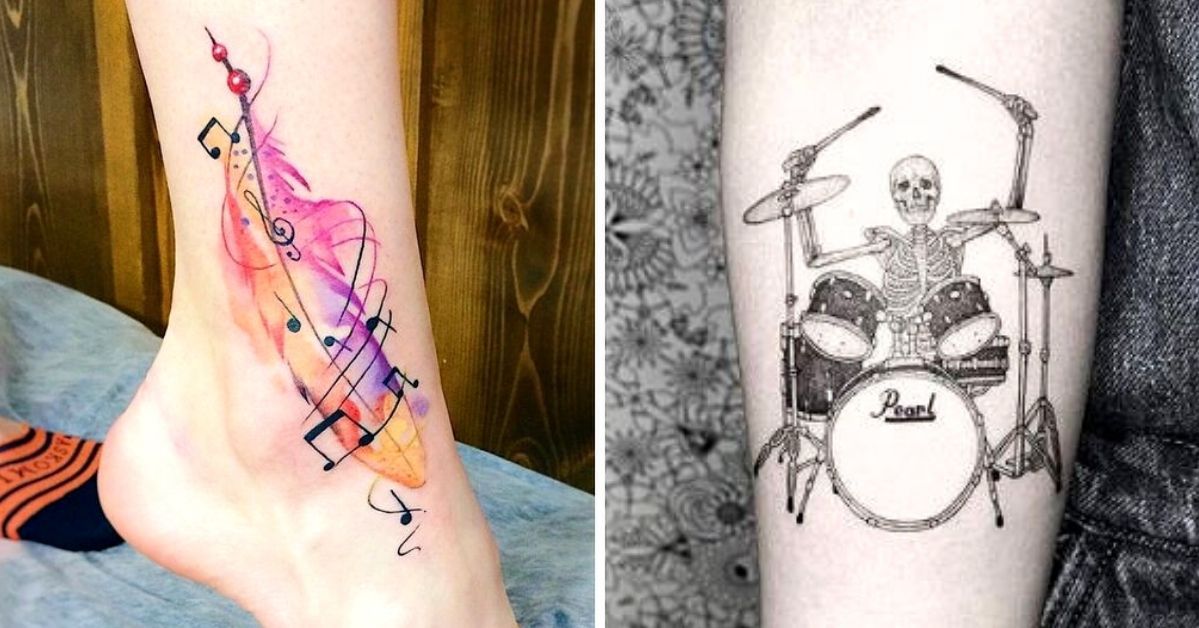 21 Inspiring Tattoos Where Music Matters