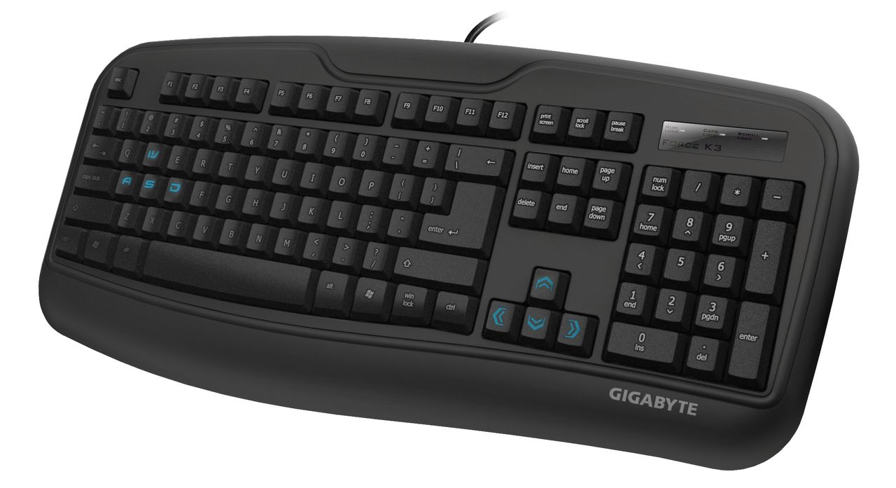 GIGABYTE  Force K3 - klawiatura dla graczy