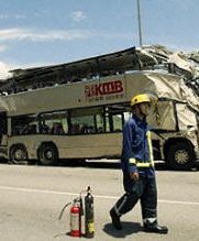 Panika mogła zadecydować o katastrofie autobusu