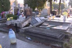 Pracownicy zakładu kamieniarskiego niszczyli groby (WIDEO)