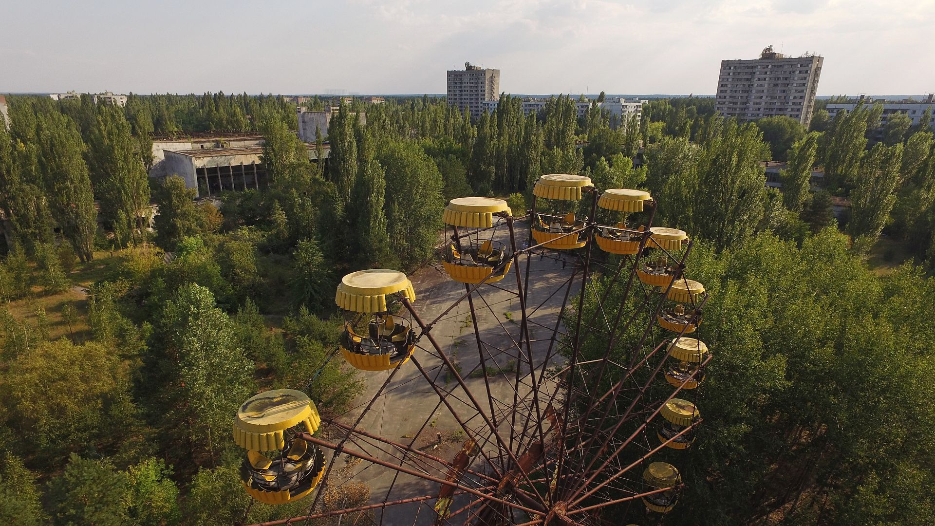 Prypeć, opuszczone miasto na Ukrainie