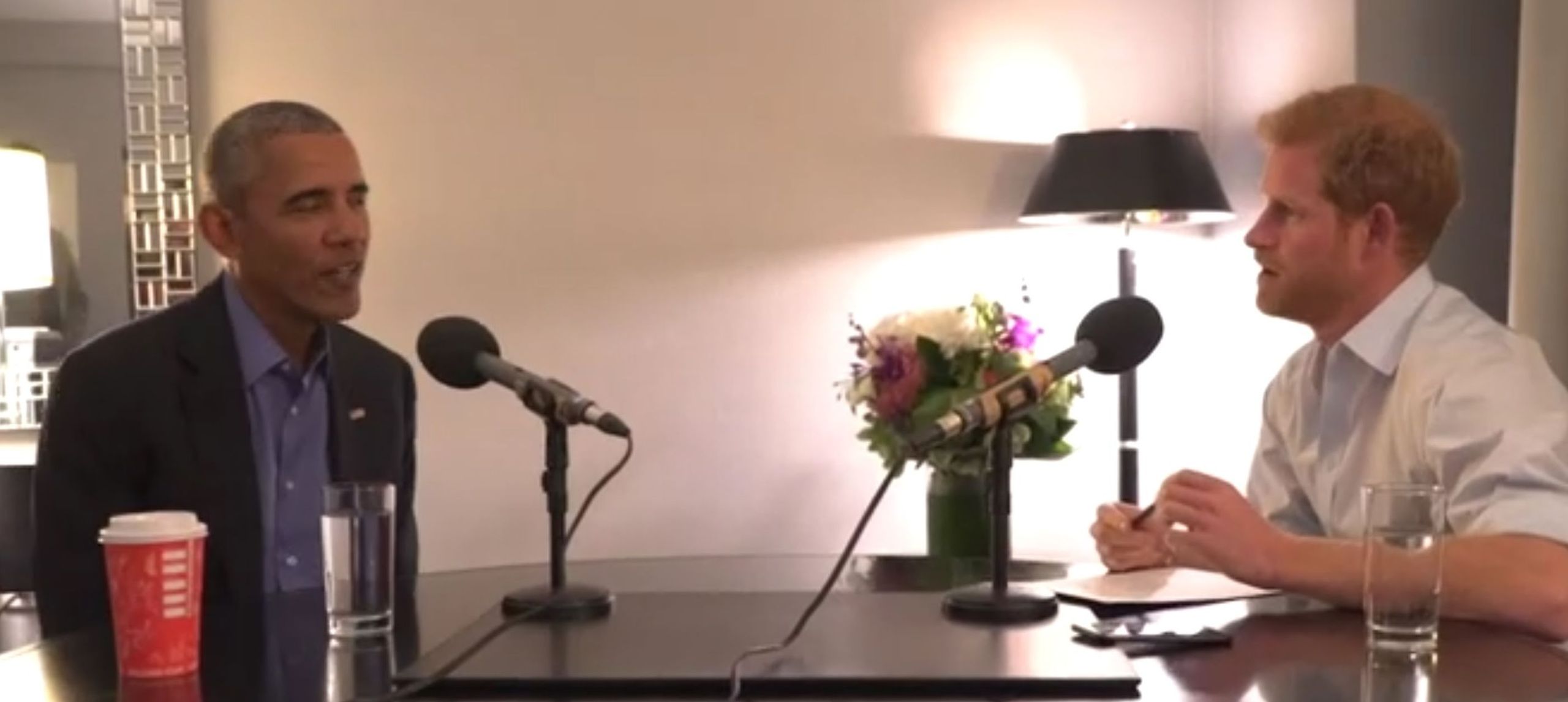 Książę Harry przeprowadził wywiad z Barackiem Obamą