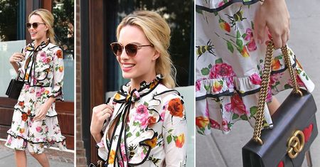LOOK OF THE DAY: Margot Robbie w stylizacji Gucci