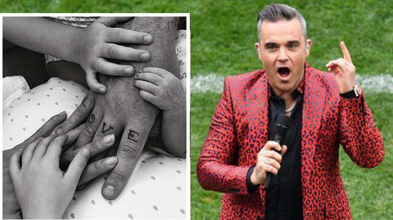 Robbie Williams ojcem - Ayda Field Williams opublikowała wzruszające zdjęcie