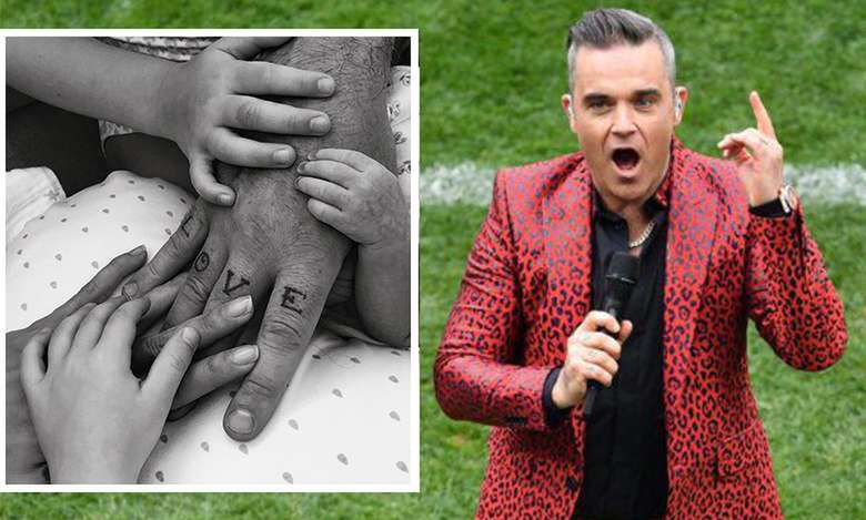 Robbie Williams ojcem - Ayda Field Williams opublikowała wzruszające zdjęcie