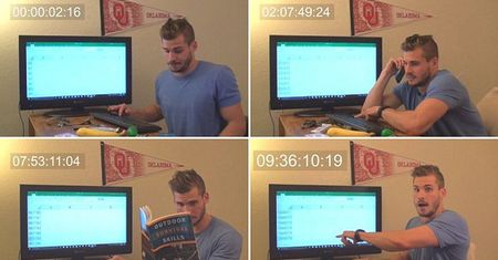 Chciał doklikać się do końca Excela