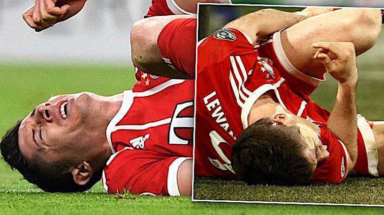 Robert Lewandowski pobity