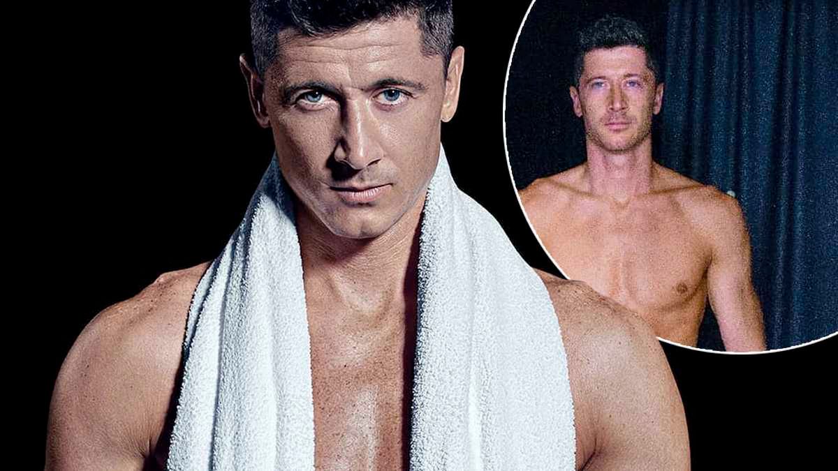 Robert Lewandowski wrócił z wakacji i pokazał się kibicom w samych majtkach! Wszystkie mięśnie Lewego są już gotowe na nowy sezon!