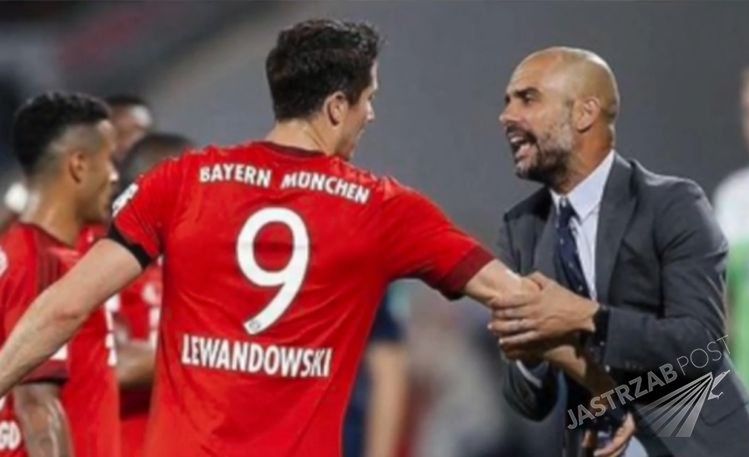 Trener Bayernu Monachium szarpie Roberta Lewandowskiego [wideo]