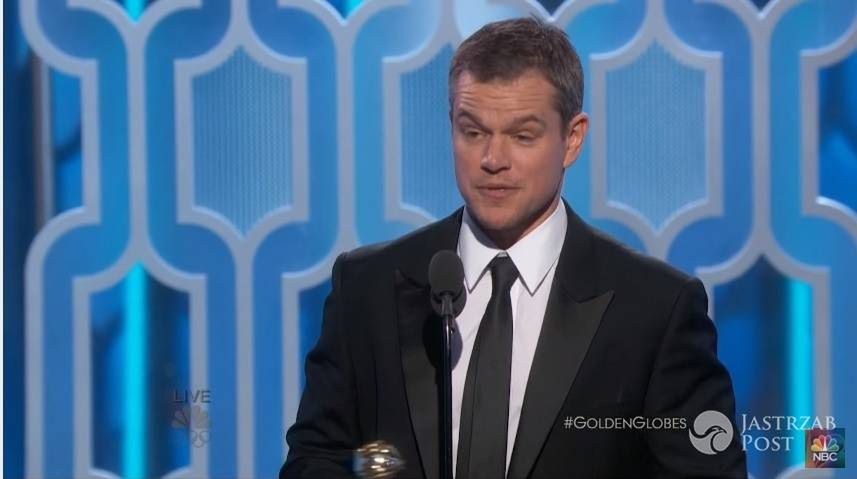 Matt Damon - Golden Globes 2016