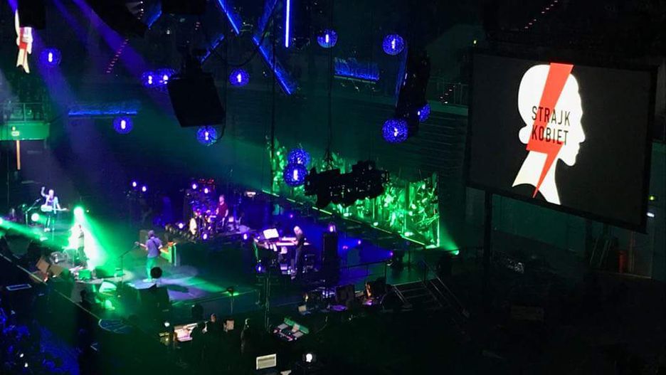 Zespół Pearl Jam okazał wsparcie polskim kobietom na koncercie w Krakowie
