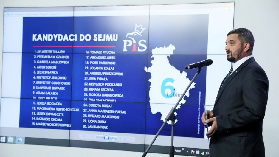 Wybory parlamentarne 2019. Listy PiS. Konferencja pełnomocnika wyborczego PiS Krzysztofa Sobolewskiego.