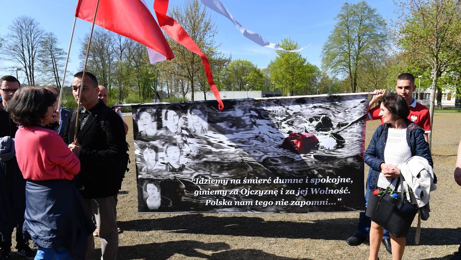  Uroczystości 73. rocznicy wyzwolenia obozu w Ravensbrueck w kwietniu 2018 r.
