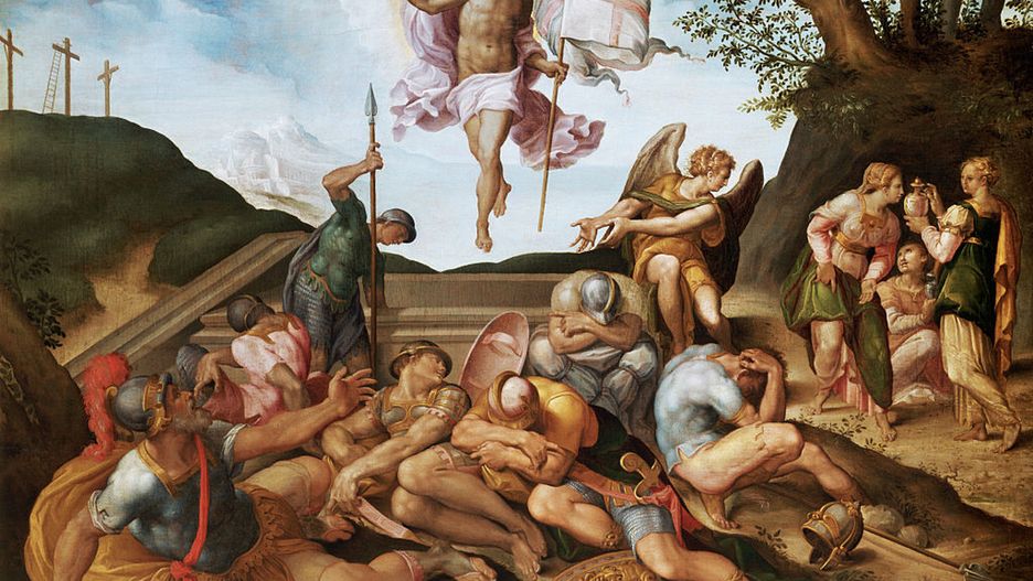 Zmartwychwstanie Chrystusa, obraz z XVI w., szkoła florencka