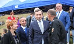 Lipnik. Zbigniew Ziobro na rekonstrukcji bitwy o Osiek, w której walczył jego dziadek