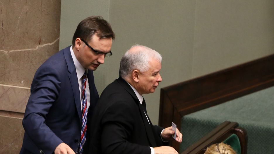 Na spotkaniu z częścią posłów PiS Jarosław Kaczyński miał chwalić Zbigniewa Ziobrę