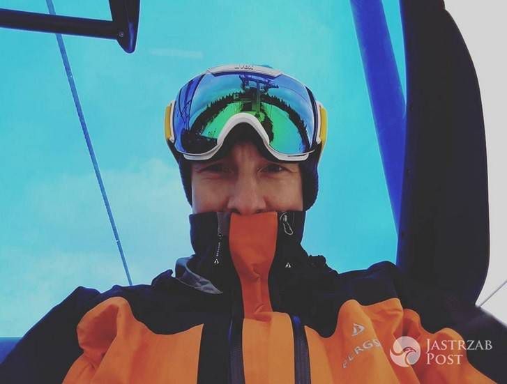 Rafał Mroczek na nartach