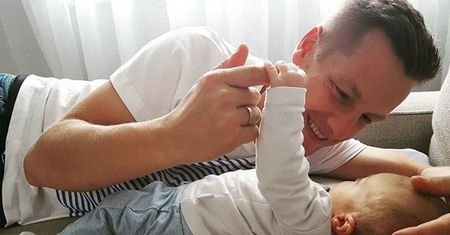 Aktor pokazał urocze zdjęcie z synkiem. Konkurencja dla Lewego