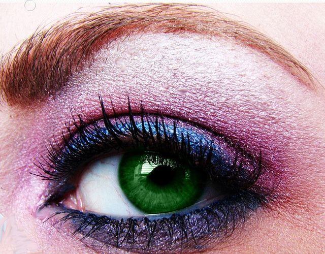 Makijaż oczu zielonych 