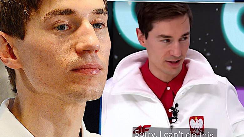 Kamil Stoch przerwał wywiad w Norwegii