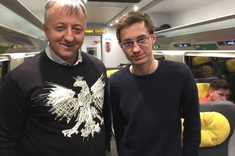 Poseł spotkał w pociągu Kamila Stocha. Wielka klasa polskiego skoczka