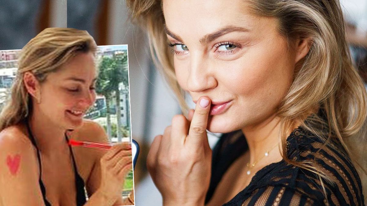 Małgorzata Socha pokazała obłędną figurę w bikini. Tak zmysłowo jak ona pisanek nie maluje żadna gwiazda