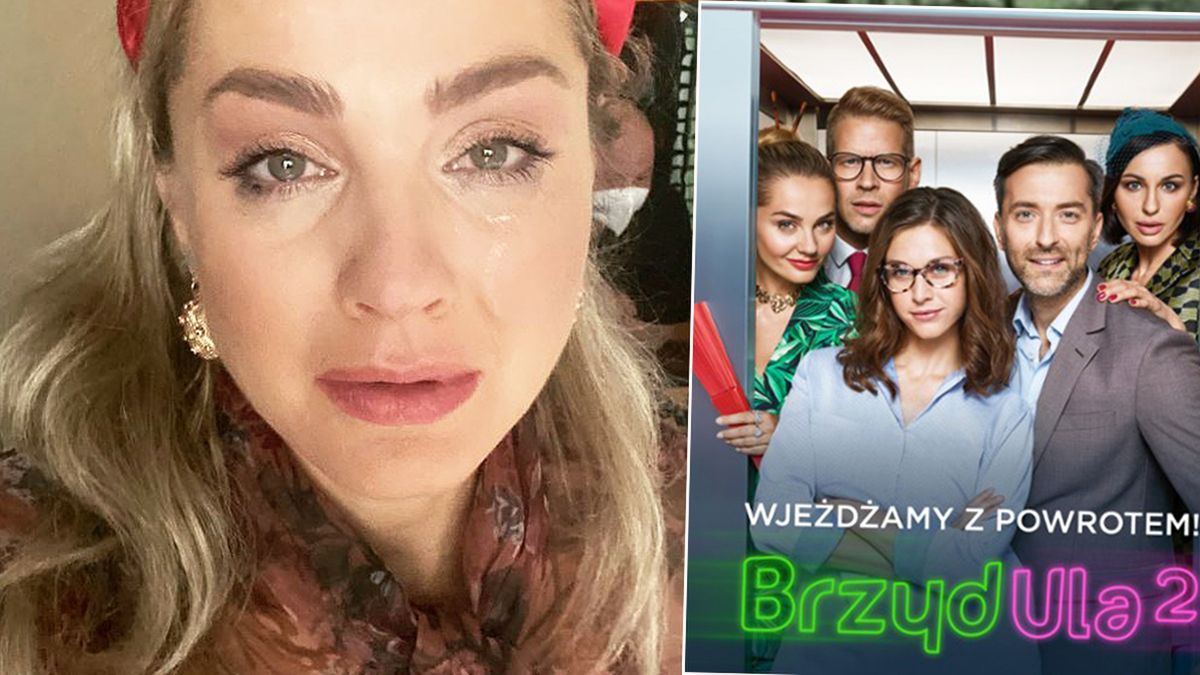 Małgorzata Socha ze łzami w oczach żegna się planem "BrzydUli": "Ostatni dzień w roli Violetty". Fani są niepocieszeni