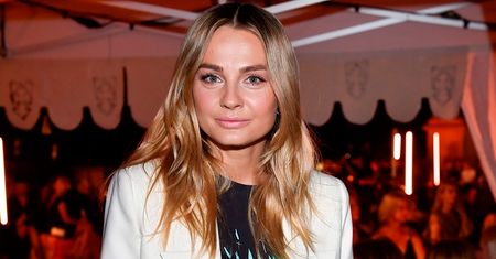 Małgorzata Socha na pokazie. Pokazała męża