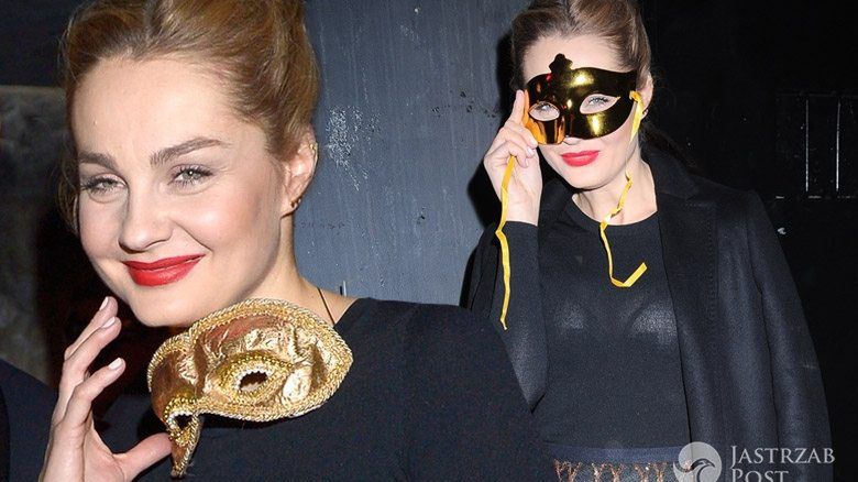 Małgorzata Socha, ostatki 2016, bal maskowy z gwiazdami (fot. AKPA, ONS)