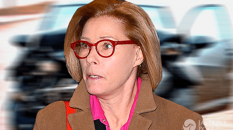 Małgorzata Potocka rozbiła samochód