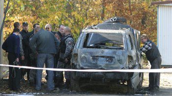 Mercedes po eksplozji