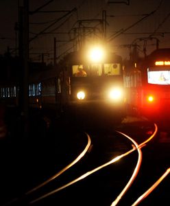 Incydent na torach w Wielkopolsce. Pociąg nie wyhamował, ludzie skakali z wagonów