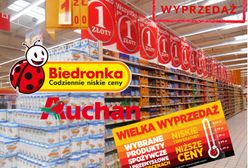 Promocje w marketach. W Auchan produkty za 1 zł, w Biedronce za 0,49 zł. Wojna na niskie ceny.