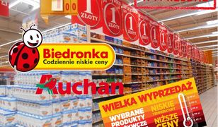 Promocje w marketach. W Auchan produkty za 1 zł, w Biedronce za 0,49 zł. Wojna na niskie ceny.