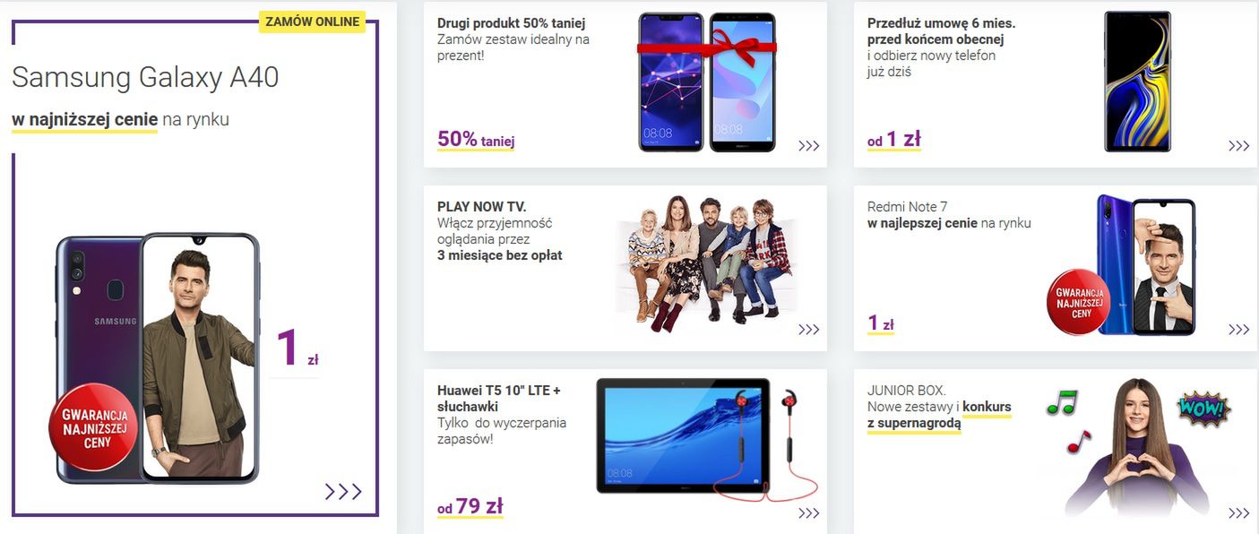 Aktualne promocje w sieci Play 