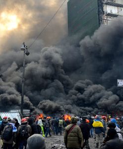 Ukraina - Kijów w rocznicę Majdanu