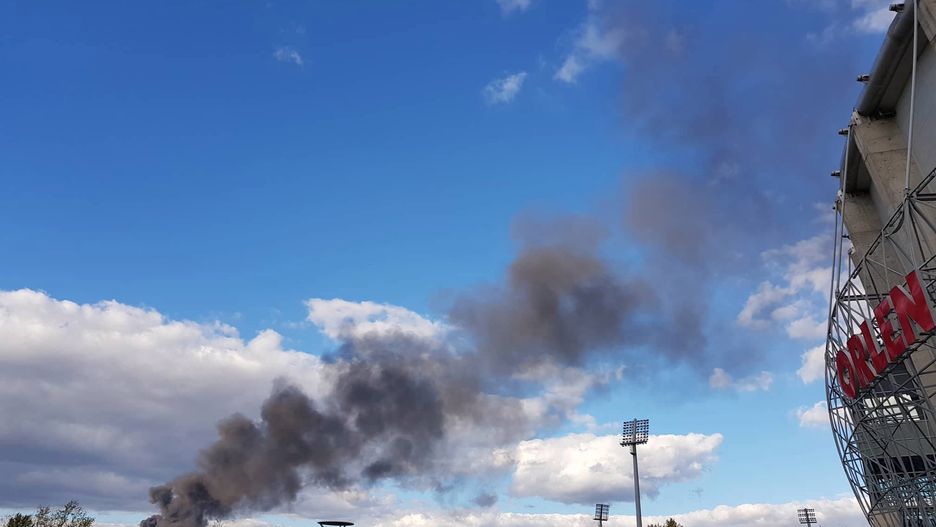 Dym zaniepokoił mieszkańców miasta i okolic