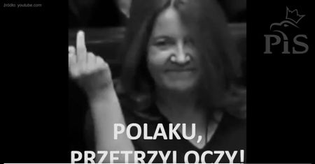 Joanna Lichocka bohaterką spotu PO. "Polaku, przetrzyj oczy"