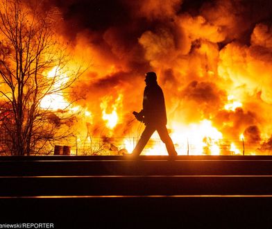 Ogromny pożar we Wrocławiu