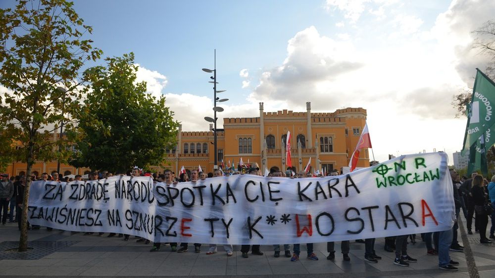 Protest narodowców we Wrocławiu