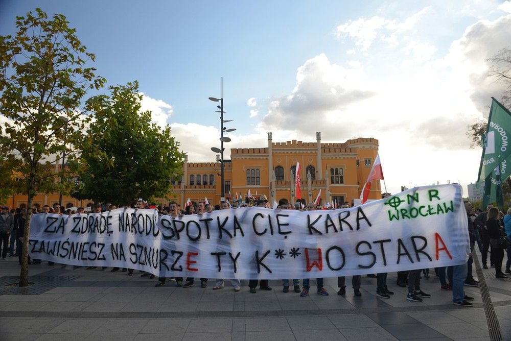 Protest narodowców we Wrocławiu