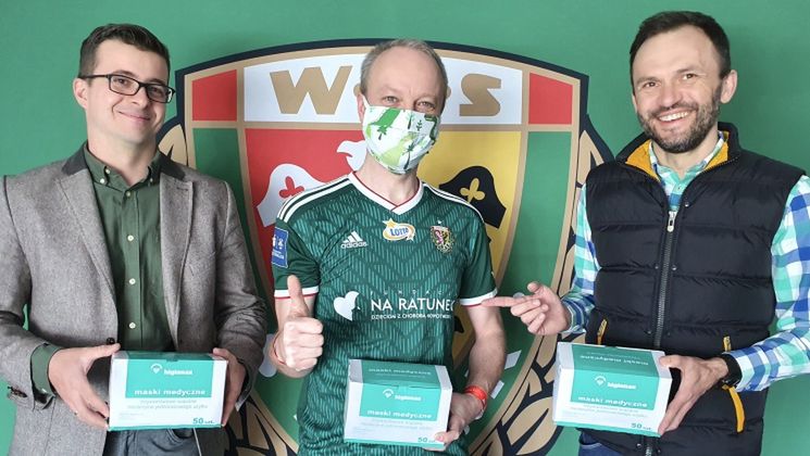 Koronawirus. Wrocław. Piłkarski Śląsk wspomógł Przylądek Nadziei