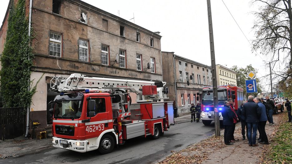 Inowrocław. Znana jest przyczyna pożaru. Z kolei zatrzymany 60-latek usłyszał zarzuty