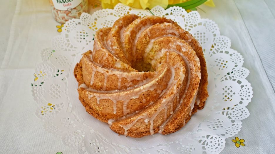 Cytrynowa babka z białej fasoli. Idealna na wielkanocny stół