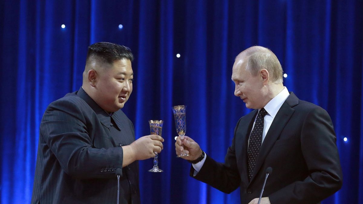 rosja korea północna władimir putin kim dzong un