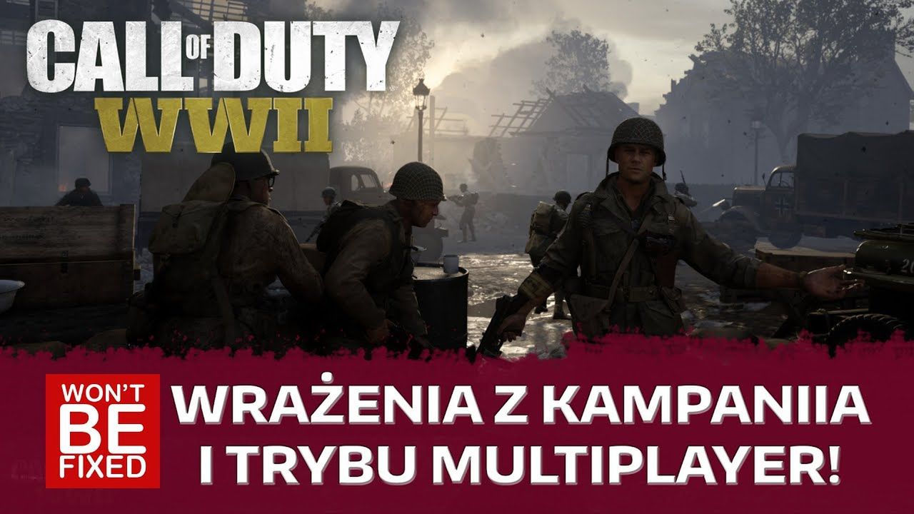 Grałem w Call of Duty: World War 2 - Pierwsze wrażenia z kampanii i trybu multiplayer!