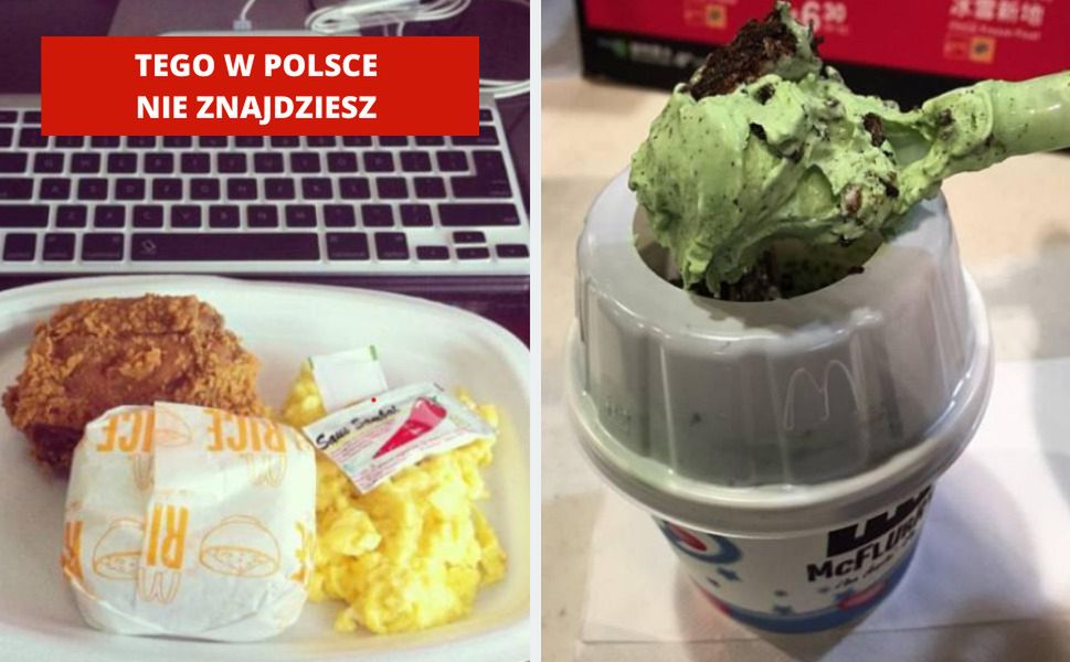 Dania w McDonald's na świecie, których w Polsce nie zjesz