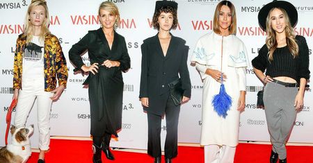 Gwiazdy na pokazie stylistki Moniki Brodki: Malwina Wędzikowska, Marta Kuligowska, Ida Nowakowska